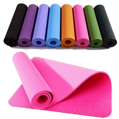 China Durable Elegant Foldable PVC Gymnastic Floor Mats For Yoga / Pilate for sale