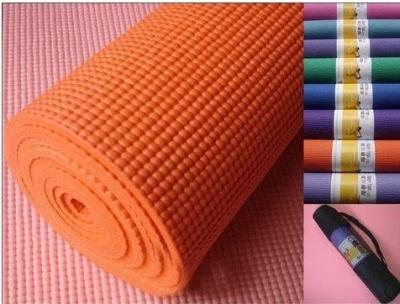 China Beautiful Anti Slip Pvc Exercise Fitness Yoga Mats , Recycled And Unique for sale