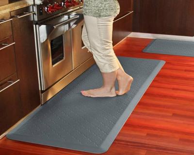 China Gray Water Absorb Kitchen Bedroom Bath Floor Mat , Anti-Bacterial / Anti-Microbial for sale