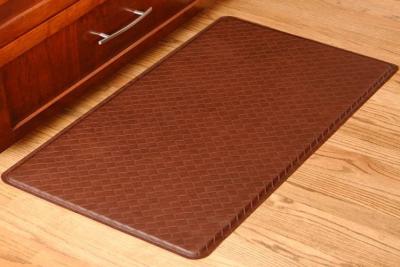 China Embossed Water Resistant Anti Fatigue Mats Kitchen Floor Runners Washable for sale