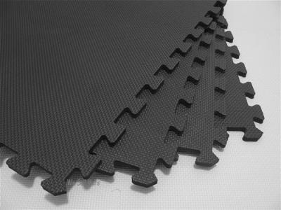 China Large Exercise Black Eva Foam Interlocking Floor Mats Kids Foam Play Mats for sale