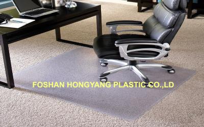 China Residential Floor Protection office chair mat for carpet Eco - friendly for sale