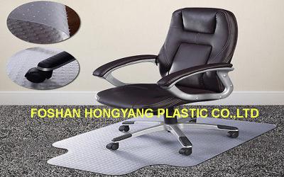 China Plastic Floor Mat / Carpet Protector Mats For Office Chairs , 1168 X 1524 MM for sale