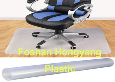 China 600x 2700 mm Office Chair Floor Protector Non Studded T shape Unbreakable for sale