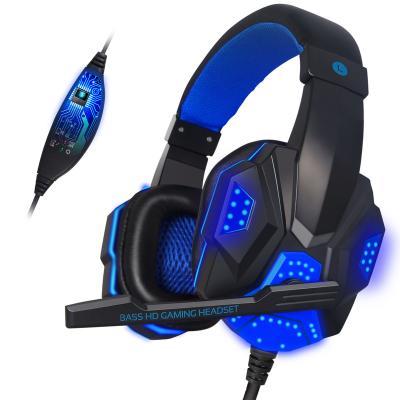 China Best G9000 Pro Earphone 7.1 Gaming Edge Gaming Earbud USB PS4 Portable Headband Game Noise Canceling Gaming Headset with m for sale