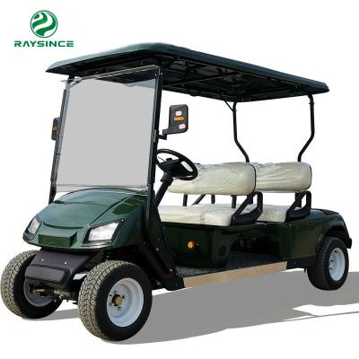 China 2022 hot sell 4 wheel golf cart 4 seats electric golf buggy cheap price good quality  golf trolley for sale