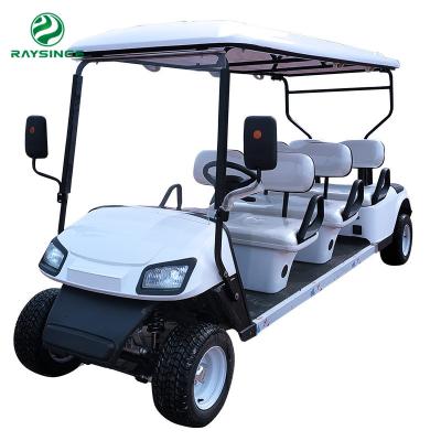 China Qingdao export electric golf cart 6 seats 4 wheel golf car  good quality hot sale to US for sale