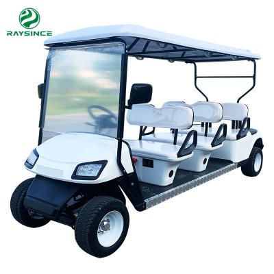 China 72V battery new energy golf car 6 seats cheap price electric golf trolley made in China for sale