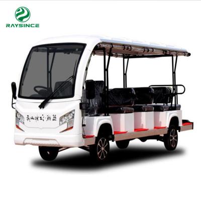 China Electric shuttle bus factory directly supply cheap price electric sightseeing car 72V battery passenger car for sale