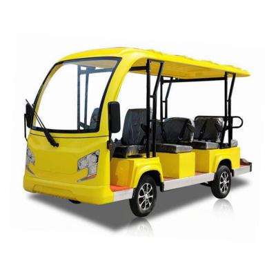 China New style passenger electric car 4 wheels electric sightseeing cars  made in China with 11 seats for sale