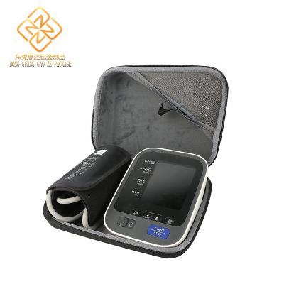 China Oxford+EVA+Velvet Factory Custom Eva Travel Case Shockproof Blood Pressure Monitor Hard Case For Medical Device for sale