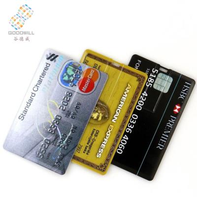 China Card tops selling products 2018 cheap instant credit business card usb drive wedding invitation cards for sale