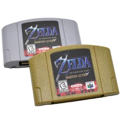 China IN STOCK Game Cartridge For Ocarina Of Zelda Of Gray Golden For N64 Game Console NTSC Master Version Ocarina Of Zelda Time Master Time Search Video Game Cards for sale