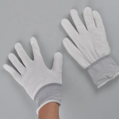 China Costume Festival Party Supplies Multi Sample Free Polyester Color Flash Lightweight White Gloves for sale