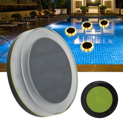 China 16 Variable Color RGB Waterproof Solar Floating Swimming Pool Lights For Outdoor for sale