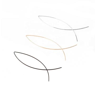 China Trendy Korean Trendy Alloy Swept Fish Hollow Stud Earrings 2021 For Women Christmas Jewelry 21524 for sale