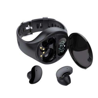 China new product 2022 TWS In-ear Wireless Earphone 3-in-1 Smartwatch for use in sports with smartwatch and wireless earphone for sale