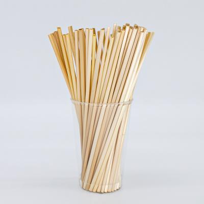 China Eco Friendly Disposable Wheat Straws Drinking Disposable 100% Natural Biodegradable Wheat Straws for sale