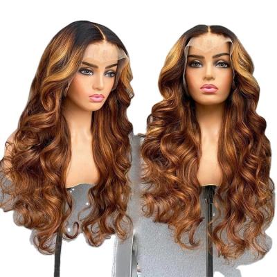 China Body Wave Pluck Pre Pluck Short Lace Front Wigs For Black Women Highlight Lace Wig Body Wave Lace Headband Transparent Wig Vendor for sale