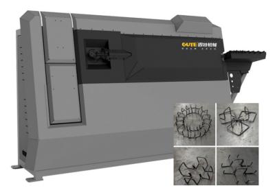 中国 鋼棒3D形 CNC自動ストリップ折りたたみ機械 販売のため