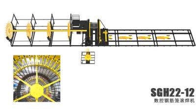 China Automatic Pile Cage Welding Machine 15T 2.8m/Min High Dimensional Accuracy en venta