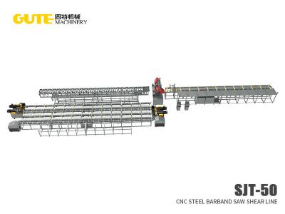 China 50m/Min Rebar Saw Shear Line sägender Ausschnitt GB4240 CNC zu verkaufen