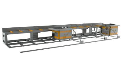 China cabeza doble automática horizontal de la dobladora del Rebar del 11m en venta