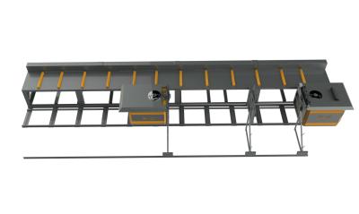 China máquina larga horizontal del doblador del gancho de la dobladora del Rebar del CNC de 18m m en venta