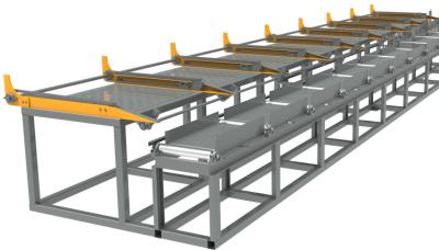 China 50mm Rebar-Scherlinie automatische Schneidemaschine 12m CNC zu verkaufen