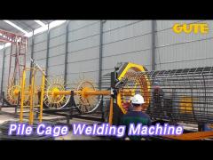 CNC Rebar Pile Cage Welding Machine 21KW 10Mpa High Strength