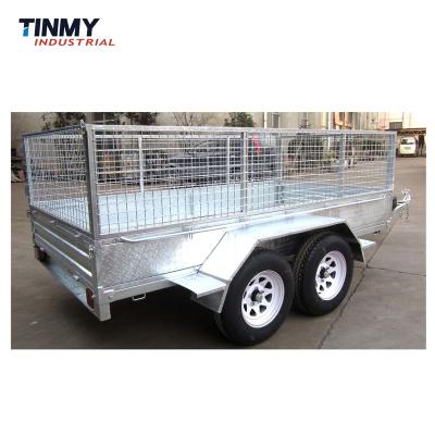 China Car Trailer Galvanized Cage Tandem Trailer 6X12 for sale