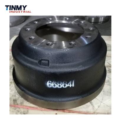 China Auto Brake System Truck Trailer Brake Drum 66864 for sale