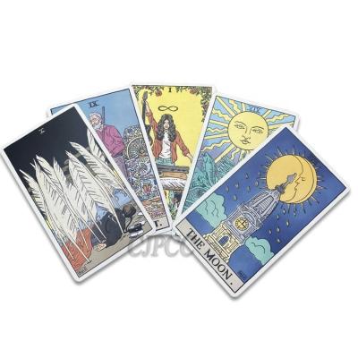 China Custom Oracle Paper Plastic Copy Cards High Quality Tarot Cards Decks Playing Cards for sale