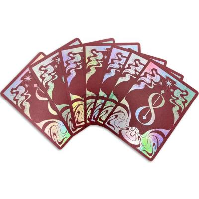 China Custom Cards Pack Plastic Holographic Cards Affirmation Paper Cards Card Games For Adults for sale