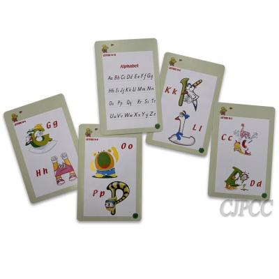 China paper & Plastic Chinese Flash Cards Educational Memory Game Cards Children Learning Cards for sale