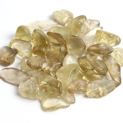 China China wholesale natural polished citrine irregular shape tumbled stones for decoration for sale