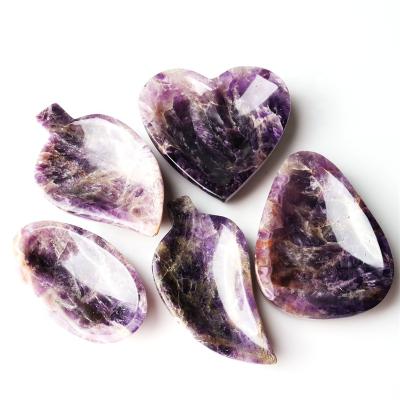 China Wholesale Natural China Reiki Crystals Hand Carving Purple Amethyst Bowls For Decoration for sale