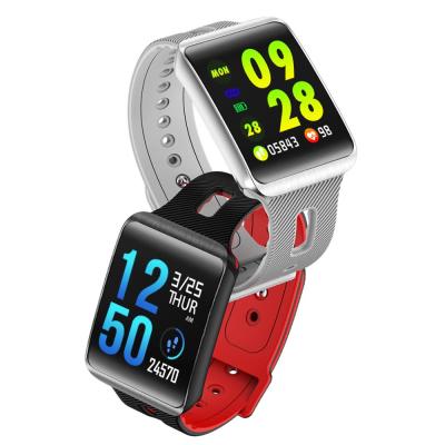 China Heart Rate Monitor Wholesale Touch Screen Sport Smart Watch, Multi-Language Heart Rate Sleep Monitor Smart Wristband Smart Watch for sale