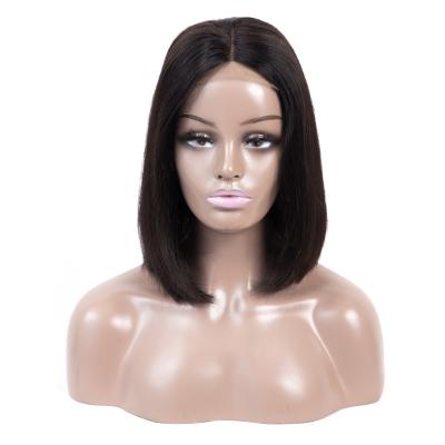 China Can be changed the design to any texture as you like Wholesale Price Mongolian Cuticle Aligned Virgin Hair Short Lace Front Bob Wig Headband for sale