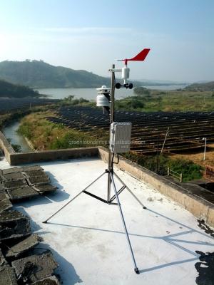 China Outdoor wind monitoring precipitation solar radiation weather station automatic rain gauge for sale for sale