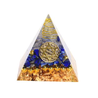 China Wholesale Custom Crystal Crafts From Africa Healing Stone Orgone Orgonite Pyramid for sale