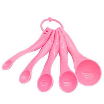 China Amazon pp viable wholesale kitchen tools measuring cup spoon non-stick baking set for sale