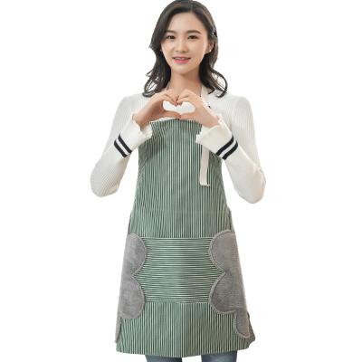 China Sustainable Oilproof Oxford Custom Print Logo Waterproof Sleeveless Apron for sale