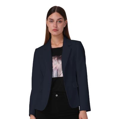 China Dark blue beige white loose womens womens suits breathable jacket black blazer female suits wears business ladies for sale