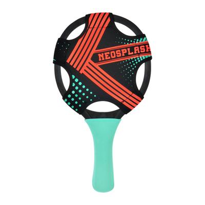 China 2MM+PP neoprene frame play in water neoprene tennis sport OEM custom protection kid professional colorful tennis rackets and ball for sale