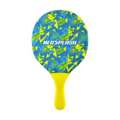 China 2MM Neoprene + PP Frame Outdoorsport Beach Toy Neoprene Beach Paddle Set For Kids for sale