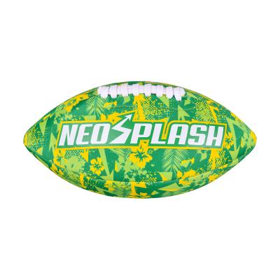 China Custom Machine Sewn American Football Neoprene Logo Training Beach Ball Factory Price Good Quality Rugby Neoprene for sale