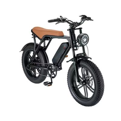 China Steel Ready To Ship New EU USA Warehouse Cheap Off Road Powerful Electric Bicycle Powerful 500W 48V Ebike Long Shipping Term for sale