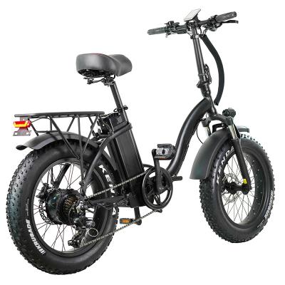 China Newly big 350w 36V aluminum ebike with 7 gears in stock 20inch electric brake mountain fat tiredisc foldable ebike for sale