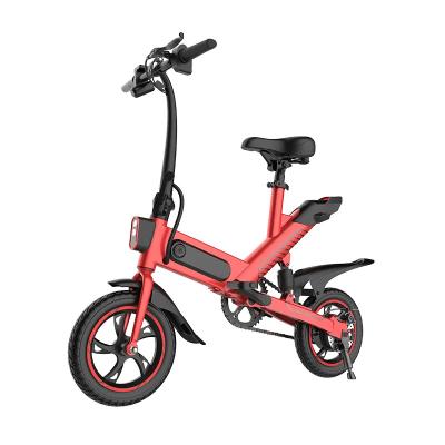 China Aluminum alloy super power ebike 350W electric folding bicycle full motor high speed brushless suspension for sale